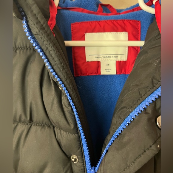 Toddler Boy Puffer Coat Black 2T - Picture 3 of 4